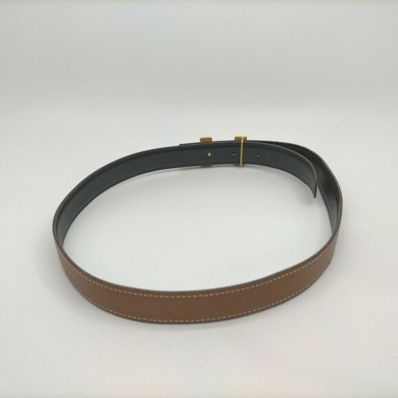 Hermes Belt Mini Constance Reversible Gold-tone - Picture 8 of 13